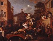 William Hogarth chairing the member Sweden oil painting reproduction